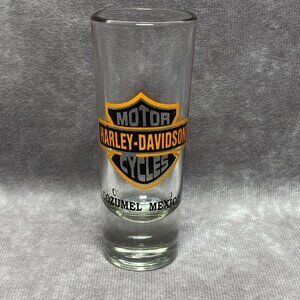 Harley-Davidson Cozumel Mexico Tall Shooter Shot Glass